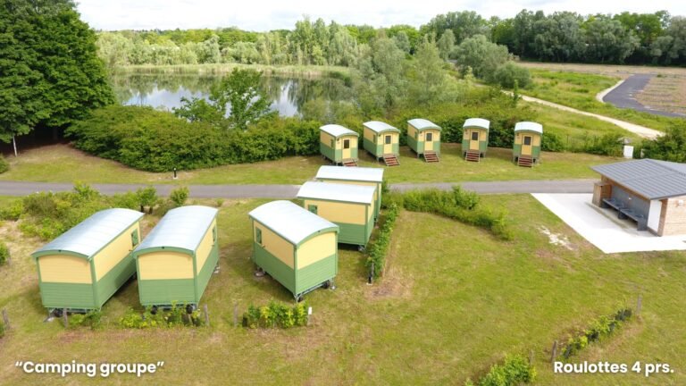 Roulottes camping groupe
